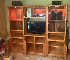 FREE Oak Entertainment Center