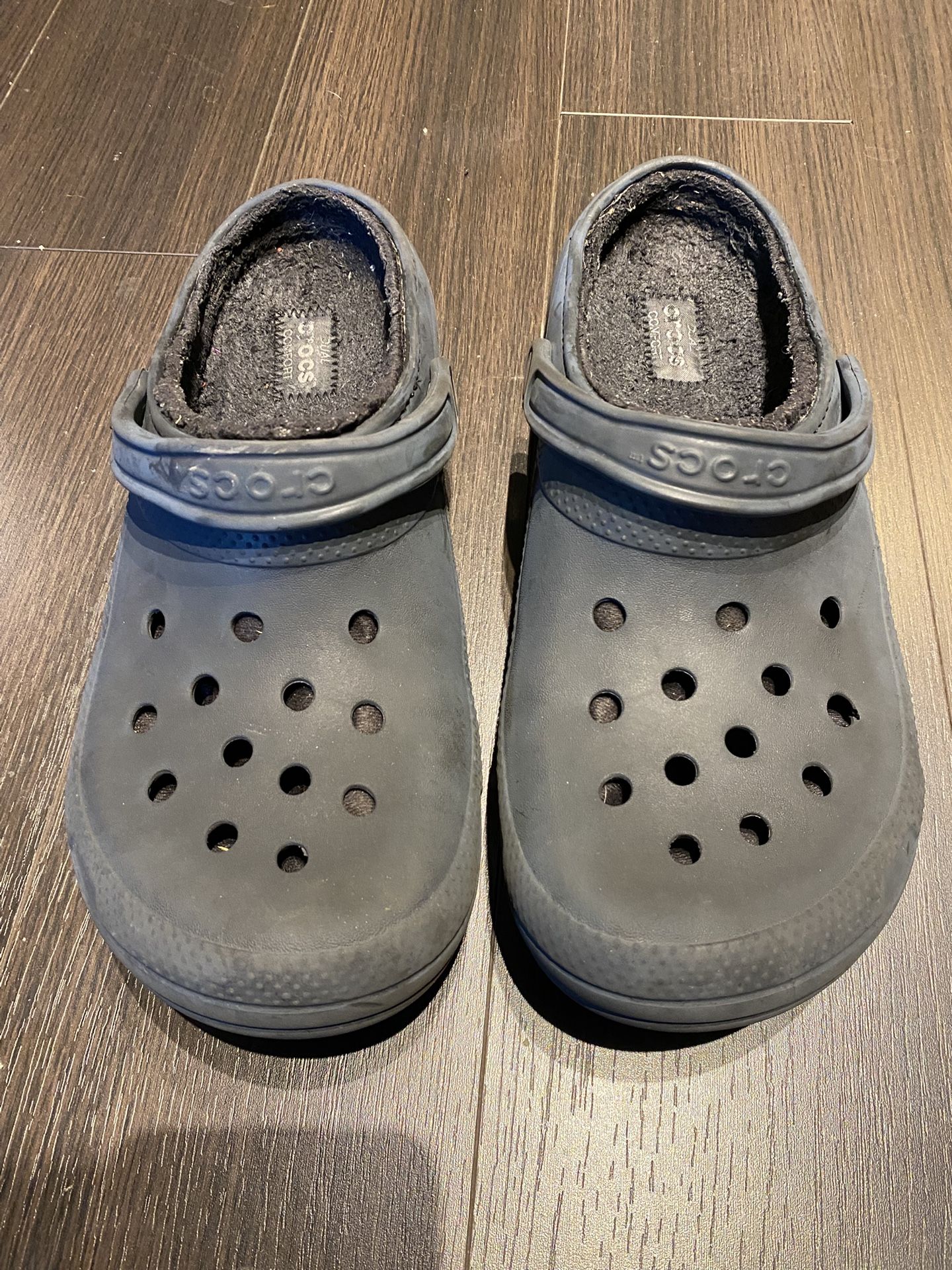Black Crocs Classic Lined Clog Men's 12