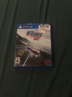 Need for Speed Rivals ps4