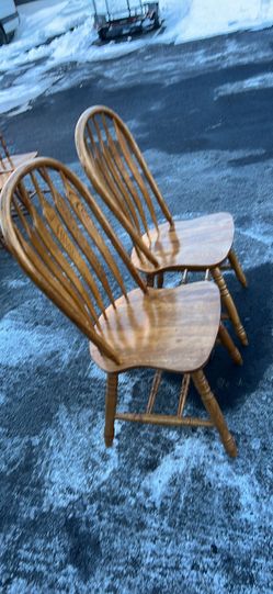 2 O oakwood Chairs Very Strong Good Condition