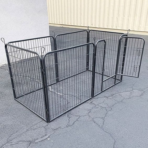 (Brand New) $70 Heavy Duty 6 Panel Dog Playpen, Each Panel 32” Tall X 32” Wide Pet Exercise Fence Crate Kennel Gate,All Products : American Fashion Style Bags On Sale