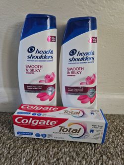 Head & Shoulders Shampoo Colgate Toothpaste