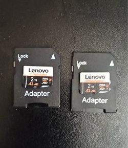 Lenovo 2TB & Sandisk Ultra 64GB micro SD card