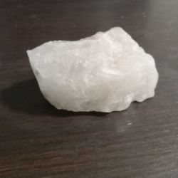 Clear quartz crystal