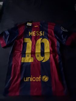 FC Barcelona Messi #10 Soccer Jersey (S)