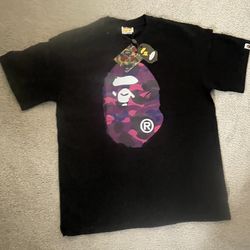 Purple And Black Bape Tee