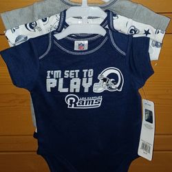 RAMS BABY ONESIES 
