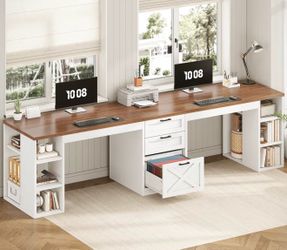 8.5’ Double Desk
