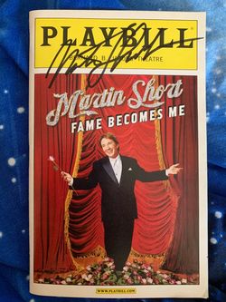 Martin Short signed playbill