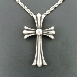 HN062:Hip-Hop Style Necklace,Chrome Heart Necklace Vintage Cross Pendent Necklace For Women And Men