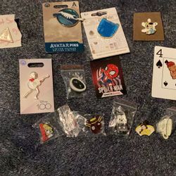 Pins Disney  Avatar Pinocchio Harry Potter Spider Man Alice In Wonderland  Beauty And The Beast Princess Pixar Coco Miguel 3D Pin New All $5 Each 