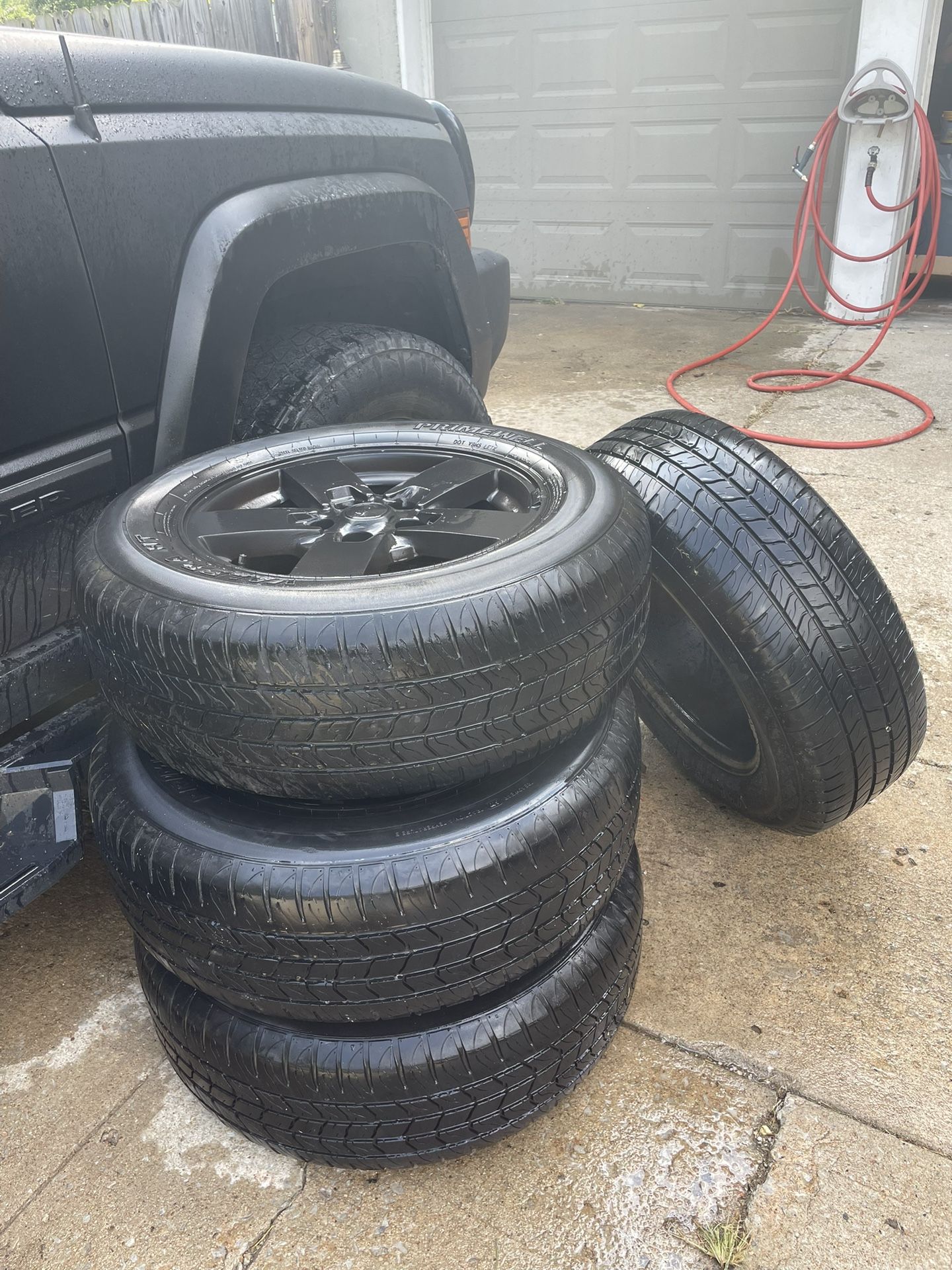 Jeep Commander/Cherokee Tires And Wheels + Full Size Spare