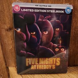 Five Nights at Freddy's 4K ULTRA HD steelbook limited edition Blu Ray Region Free
