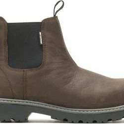 NEW SZ 7.5 Men Work Boot Wolverine Floorhand Romeo Steel Toe Waterproof Chelsea Boot
