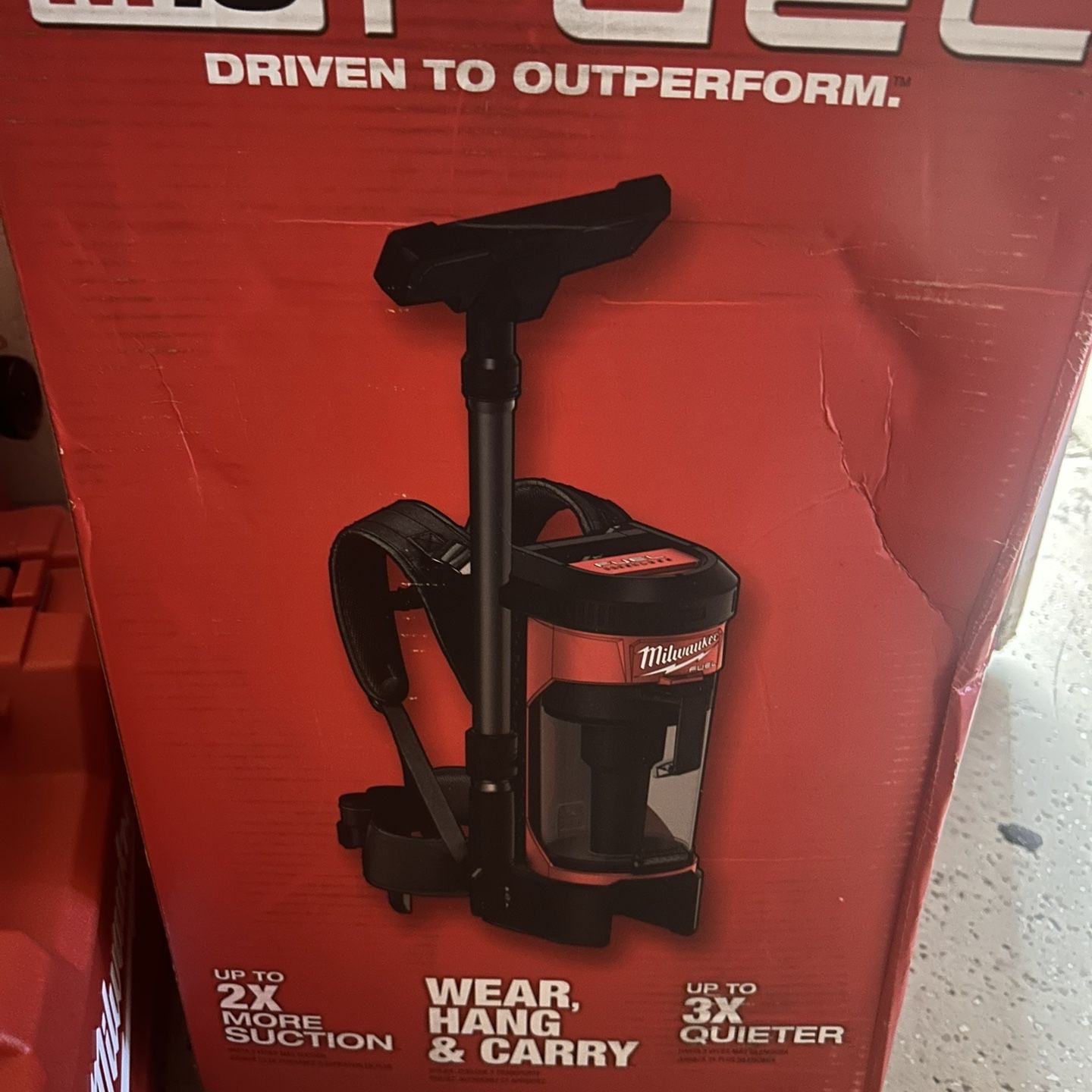 MILWAUKEE BACKPACK VACUUM 