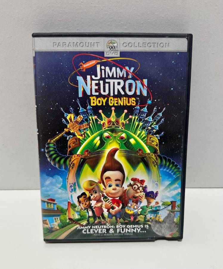 Jimmy Neutron Boy Genius DVD Family Fun Time Movie