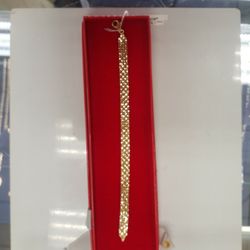 Bismarck/Woven Bracelet 14K 8.6G