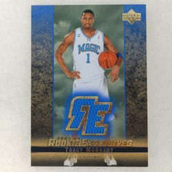 Tracy Mcgrady 2003-04 Upper Deck Rookie Exclusives Game Worn Patch