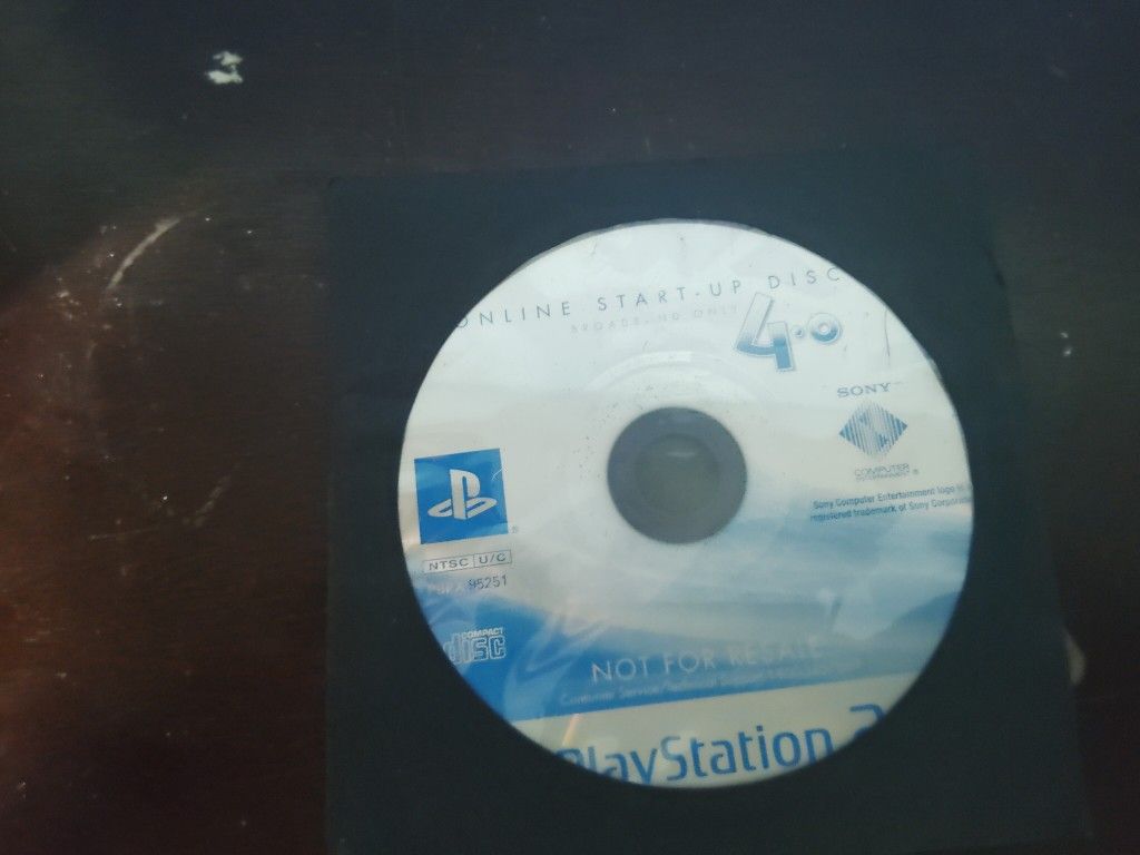 PS2 Online Start Up Disc 4.0(Needs Resurfacing)