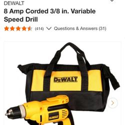 BRAND NEW Dewalt DRILL KIT DWD110K