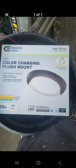 LED Color Changing Flush Mount Light