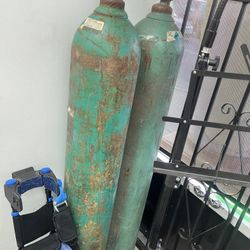 Two Large Tank Of Helium Tank