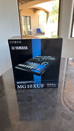 Factory Sealed Yamaha MG10XUF 10-Channel Mixer w/ Faders, USB & Effects - Brand New in Box!