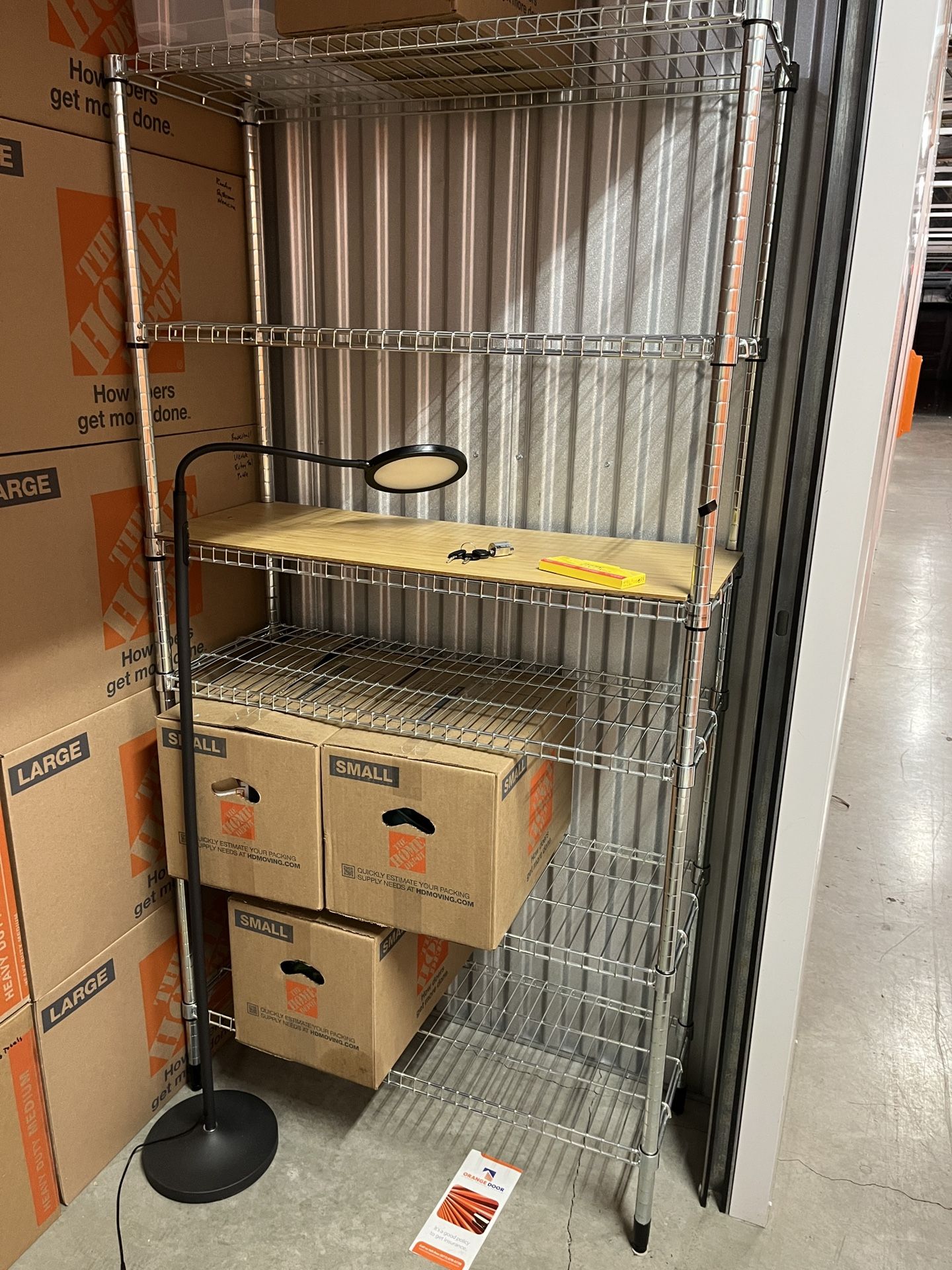 Omar Storage Rack, 36” wide x 14” deep x 72” high