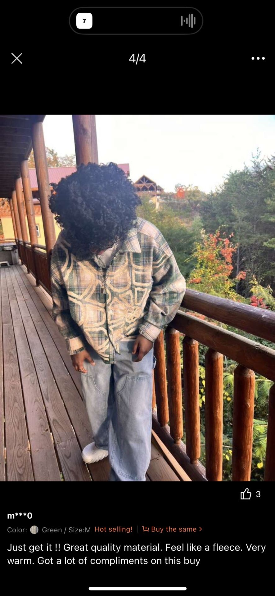 Retro Plaid Spider Web Button Up