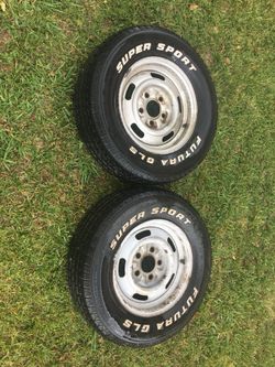 Five - 14 x 6 Chevy Rally Wheels