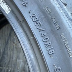 235/40/18 Goodyear (2 Tires) $125.00 Both