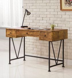 Brand New Antique Nutmeg Writing Desk