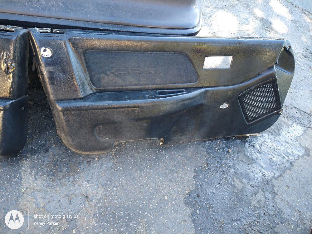 88-91 Honda Crx Door Panels See Pictures 