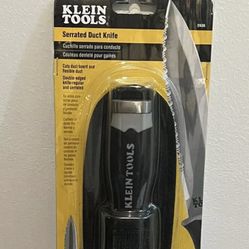 Klein Tools Serrated Duct Knife Brand New In Box