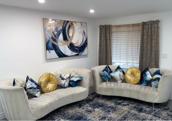 White couch