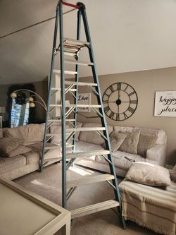 10 feet Warner Twin step ladder
