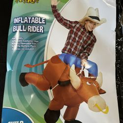 Kids Inflatable Bull Rider Costume 