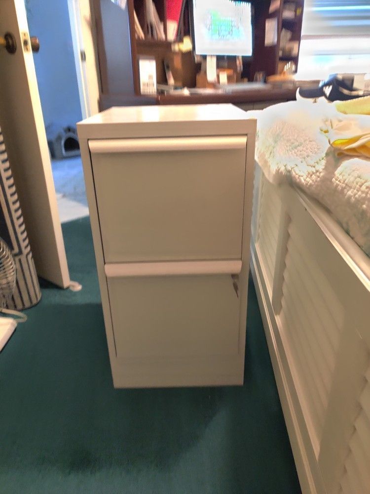 File Cabinets - BOTH for $12 (one With Keys)
