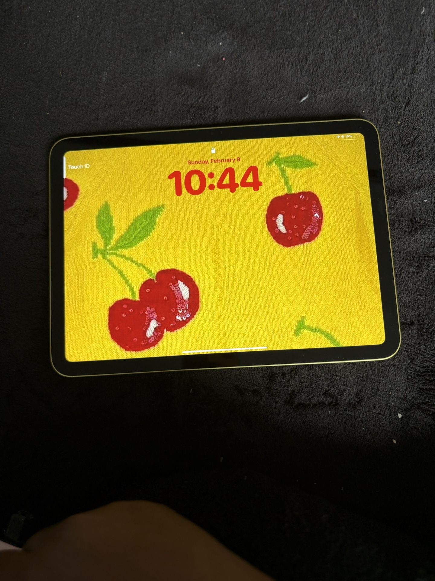 Yellow iPad 10th Gen