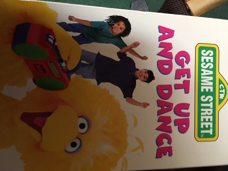 Sesame Street get up and dance VHS movie