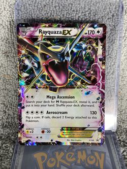Shiny Rayquaza EX XY69 Ultra Rare Pokémon Black Star Promo - Excellent TCG