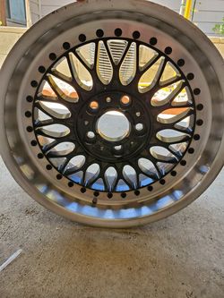 2 PC Original 17 in BBS Rims set