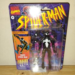 SYMBIOTE SPIDER-MAN Marvel Legends Retro Card NEW