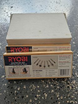 Ryobi 7-Piece HSS Router Bit Set