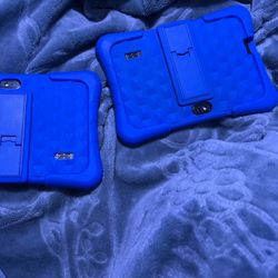 Two Kids Tablets With Cases Like New