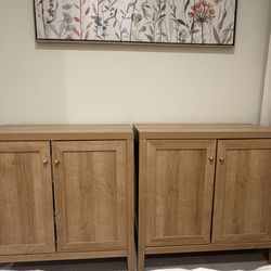 Mango Wood Storage Cabinets (Set of 2 or Sold Separately)