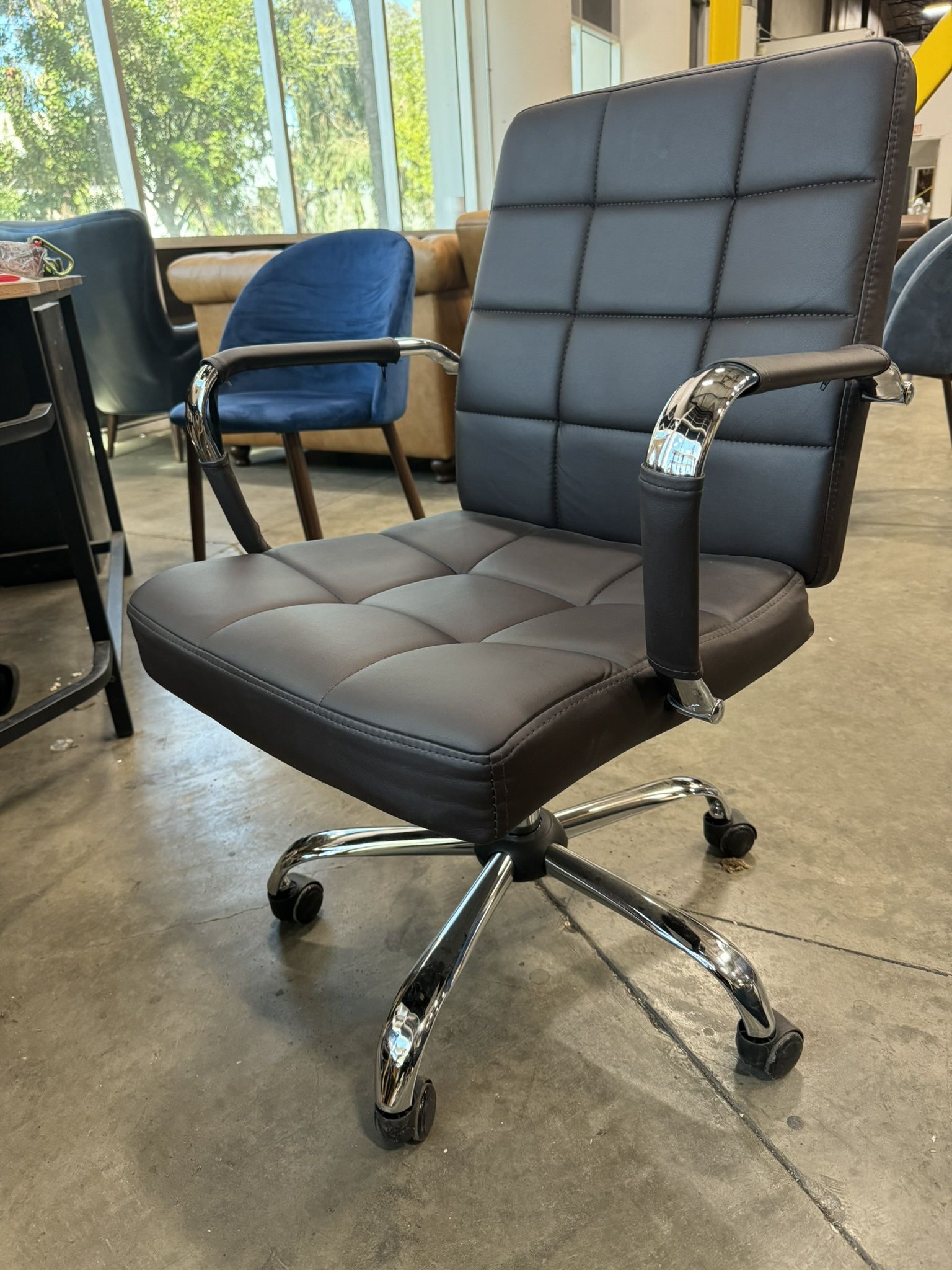 Dark Brown Desk Chair