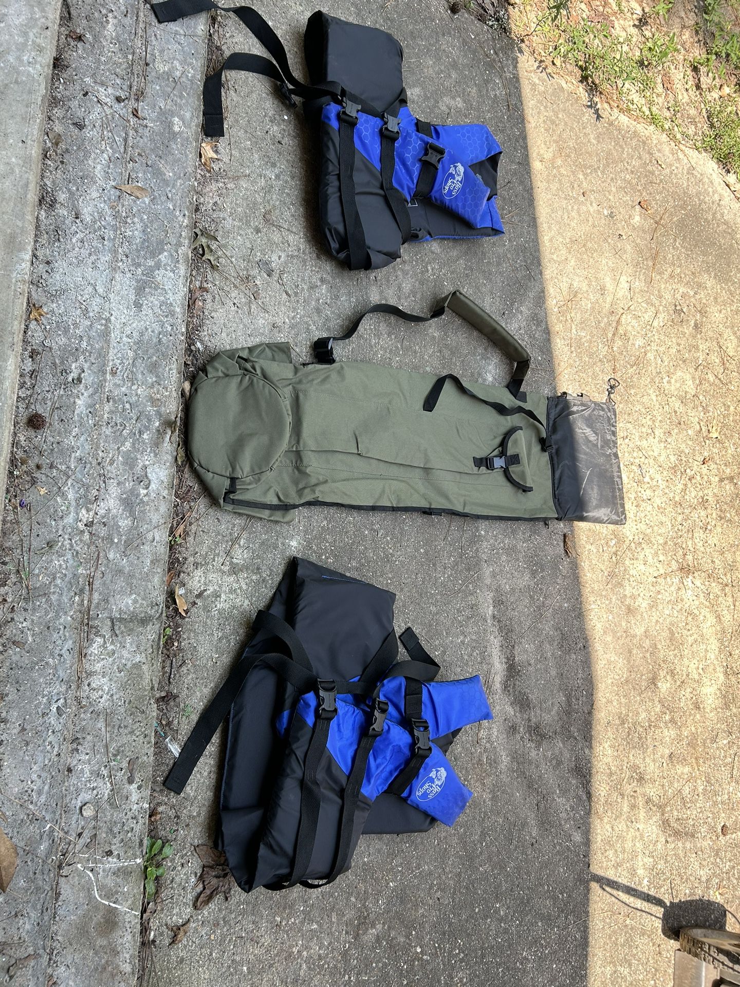 Life Jackets And Fishing Pole Backpack,All Products : American Fashion Style Bags On Sale