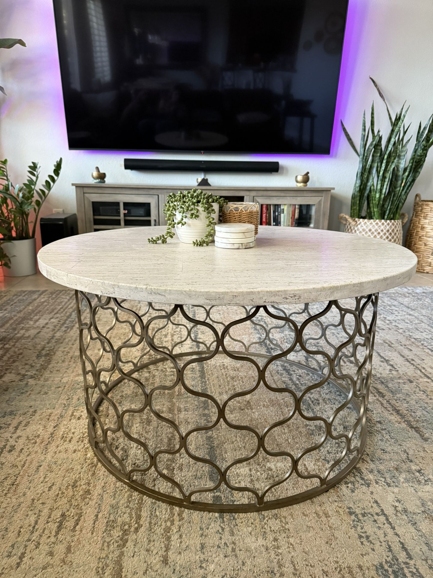 Beautiful Stone Coffee Table