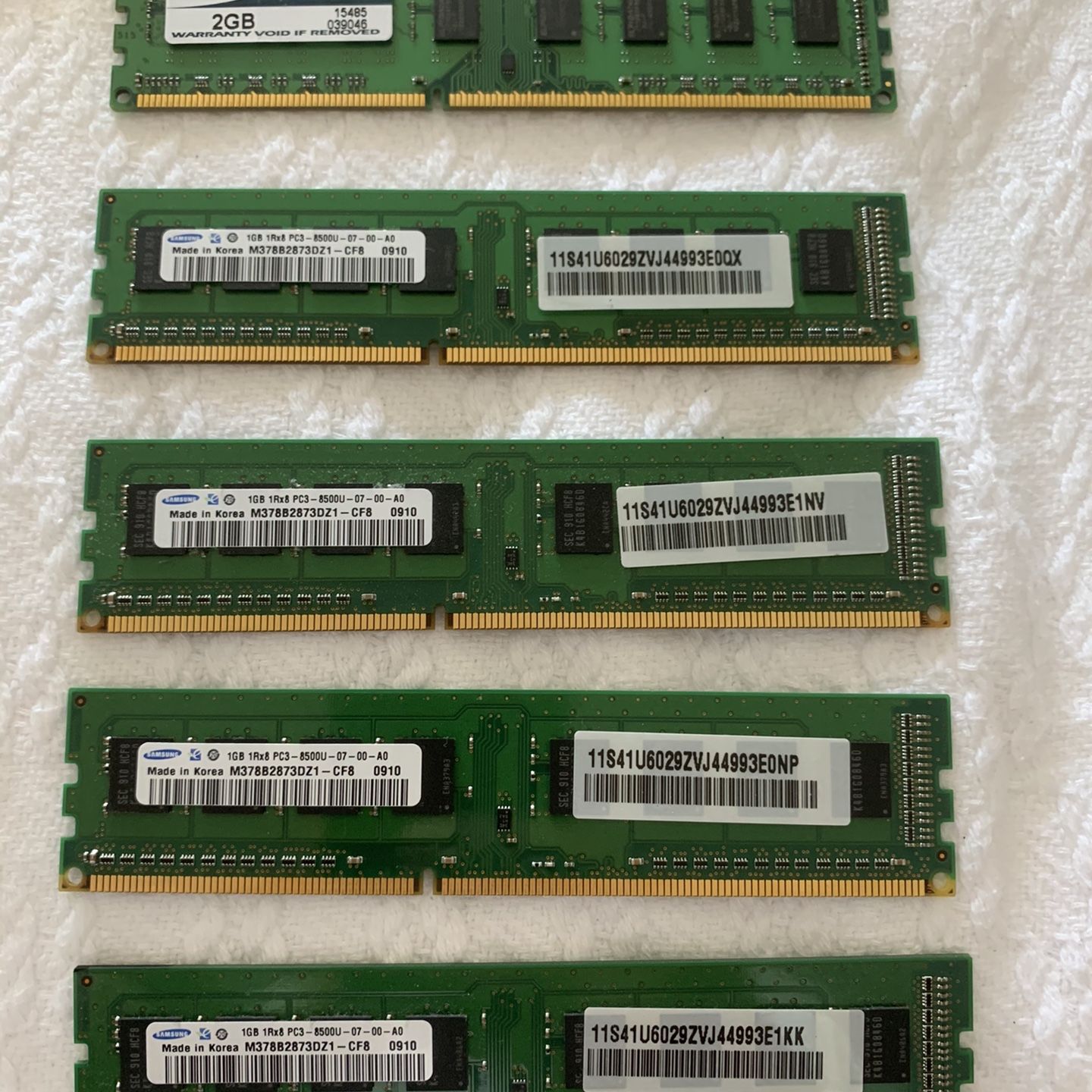 Memory Modules PC3-8500u